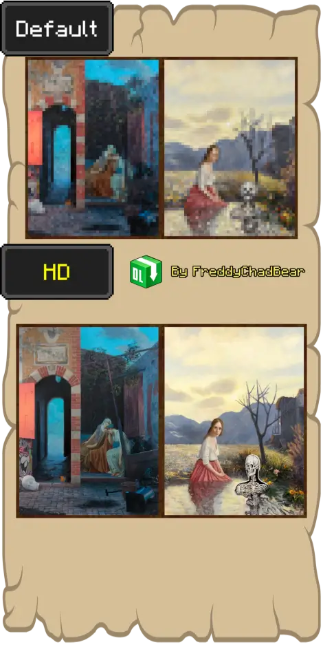 Две качественно прорисованные картины