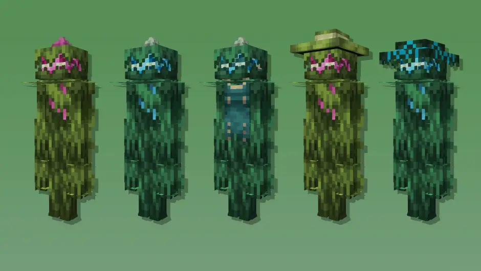 Эндермены из пышных пещер