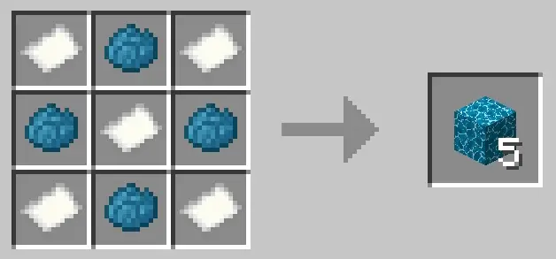 Крафт голубых обоев