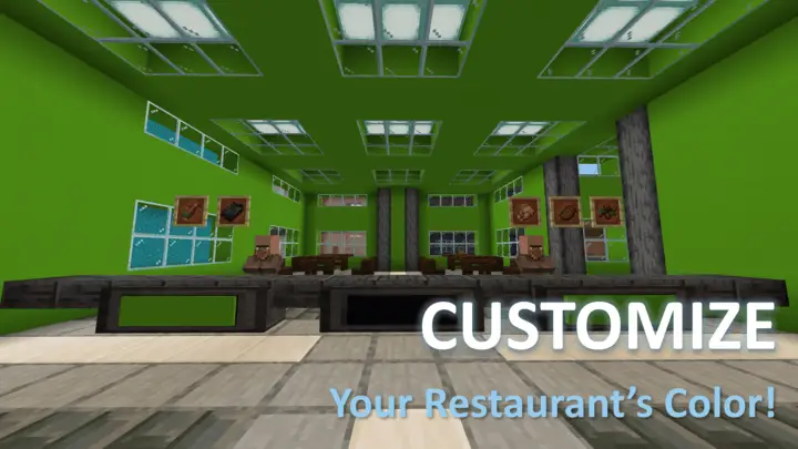 Зеленое рабочее помещение с жителями