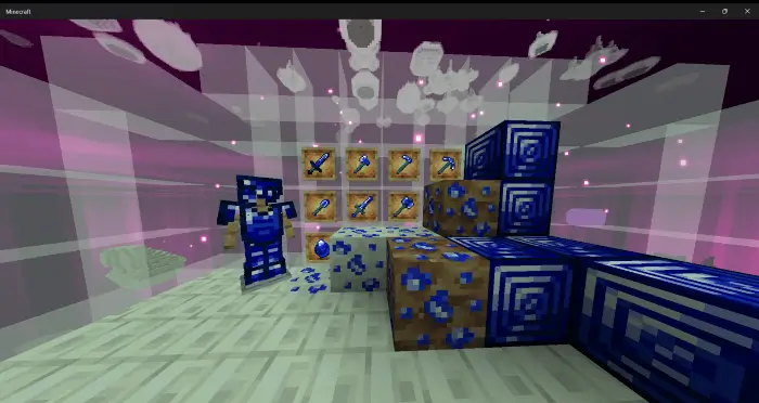 Сапфировые предметы