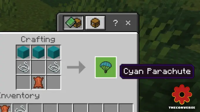 Крафт бирюзового парашюта