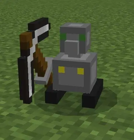 Робот-добытчик с киркой