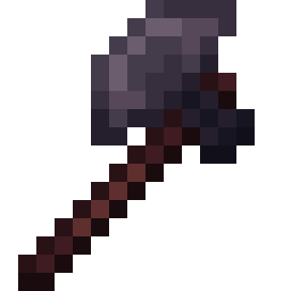 Топор из тёмной стали