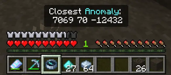 Использование аномального компаса