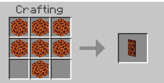 Крафт магмового щита
