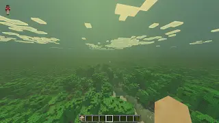 Новый вид тумана в лесу сверху