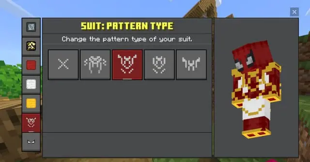 Выбор узора на костюме