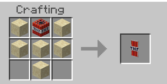 Крафт динамитного щита