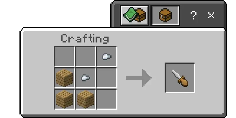 Получение отвертки в верстаке