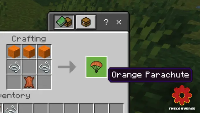 Крафт оранжевого парашюта