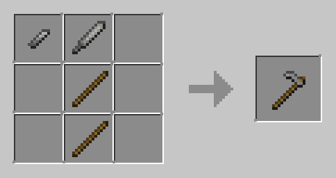 Новый крафт каменной мотыги