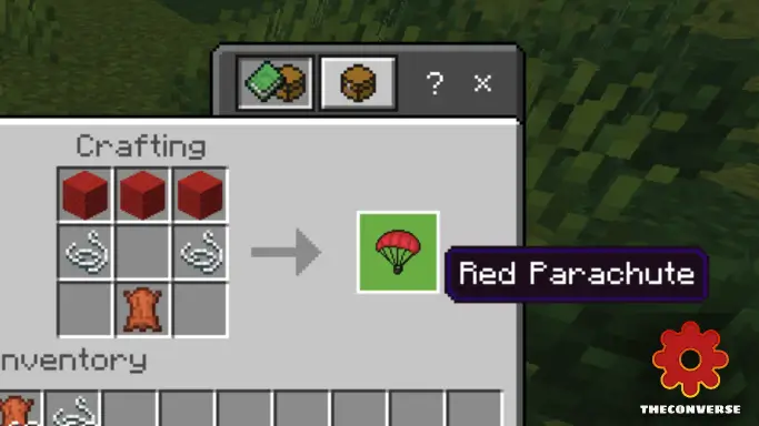 Крафт красного парашюта