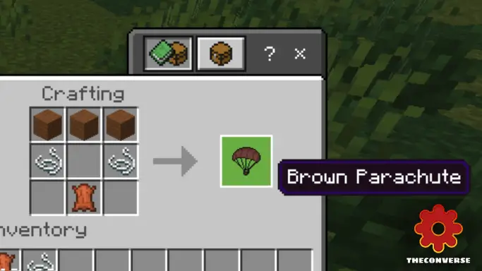 Крафт коричневого парашюта