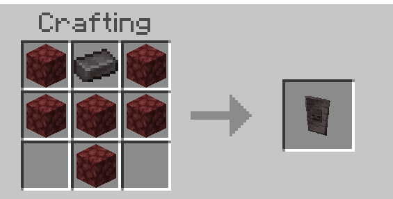 Крафт незеритового щита