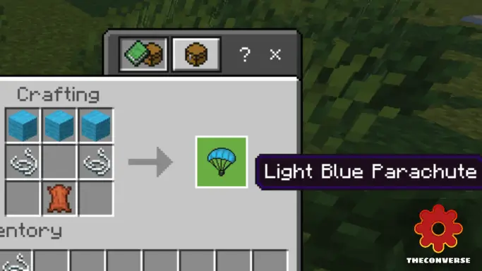 Крафт голубого парашюта