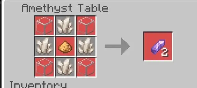 Крафт осколка аметиста