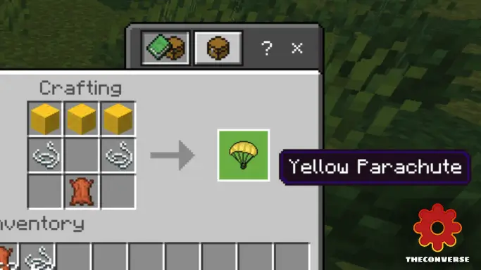 Крафт желтого парашюта