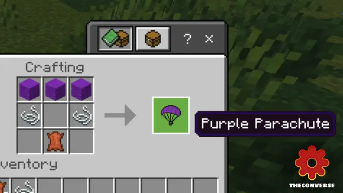 Крафт фиолетового парашюта