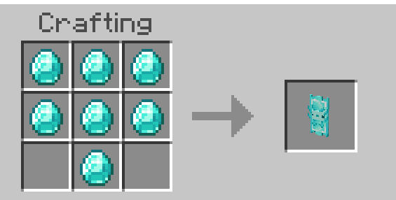 Крафт алмазного щита