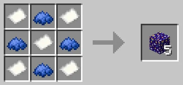 Крафт синих обоев