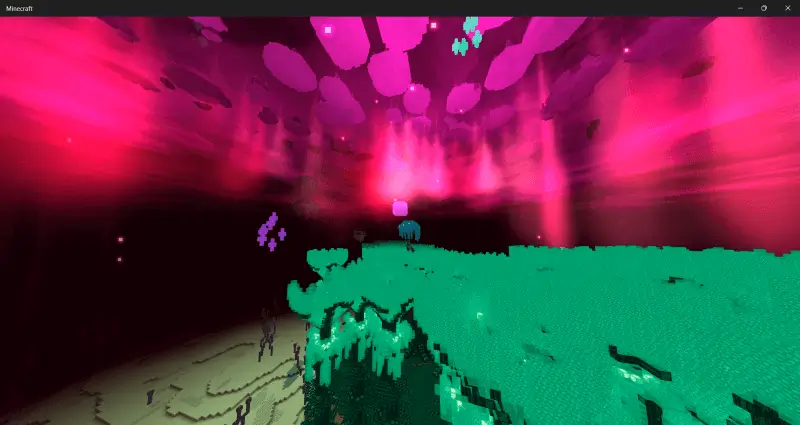 Розовая вспышка Края