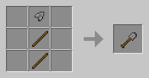 Новый крафт каменной лопаты