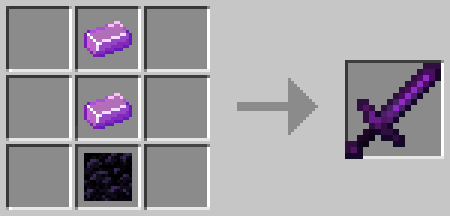 Крафты обсидиановых инструментов