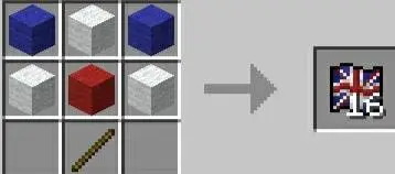 Крафт флага Англии