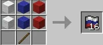 Крафт флага России