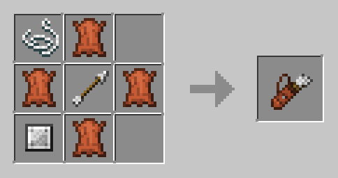 Крафт колчана для стрел