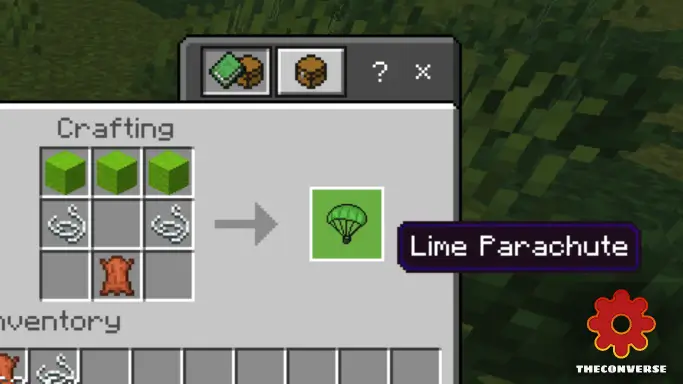 Крафт зелёного парашюта