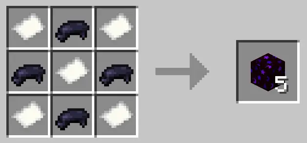 Крафт чёрных обоев