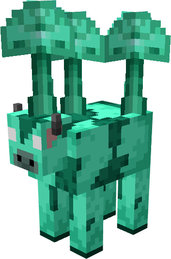 Зелёная грибная корова энда