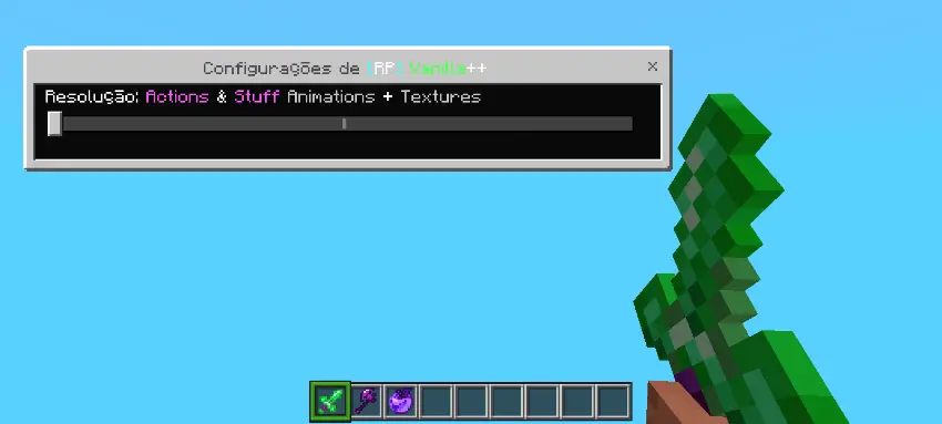 Настройки мода на дополнительные текстуры