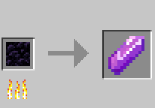 Крафт обсидианового осколка