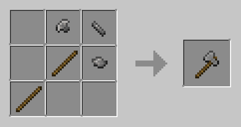 Новый крафт каменного топора