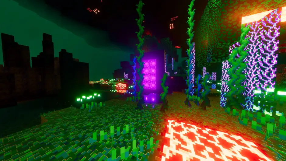 Новый вид освещения портала в незер