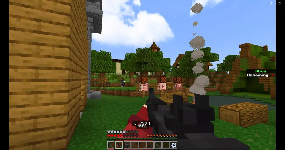 Оружие M4A1 в руках