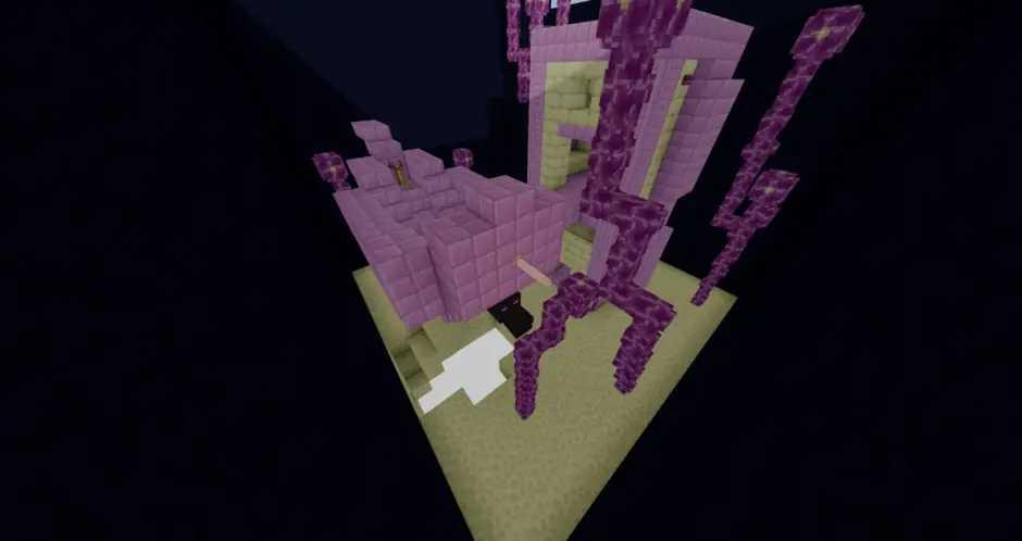 Небольшой город Края на острове