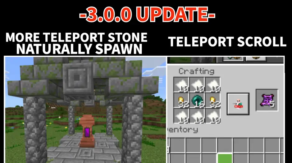 Крафт свитка телепортации