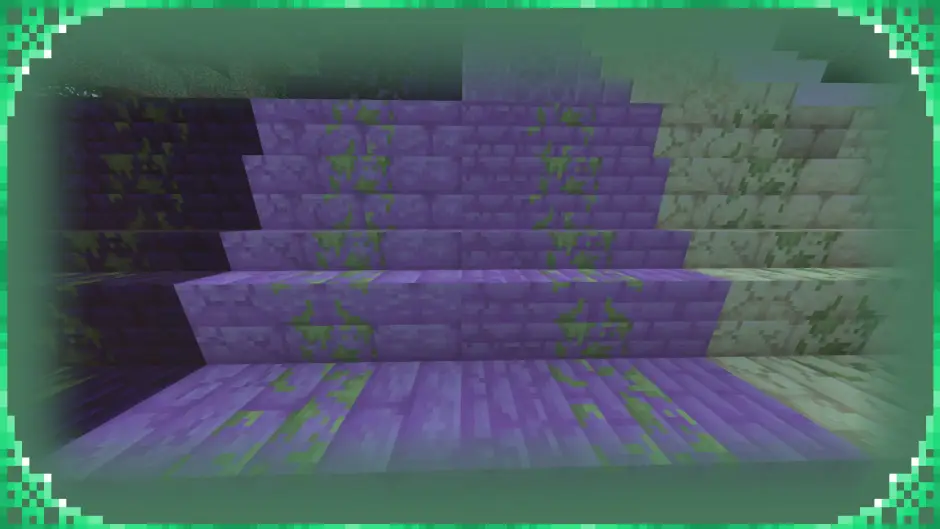 Новые блоки с замшелыми элементами