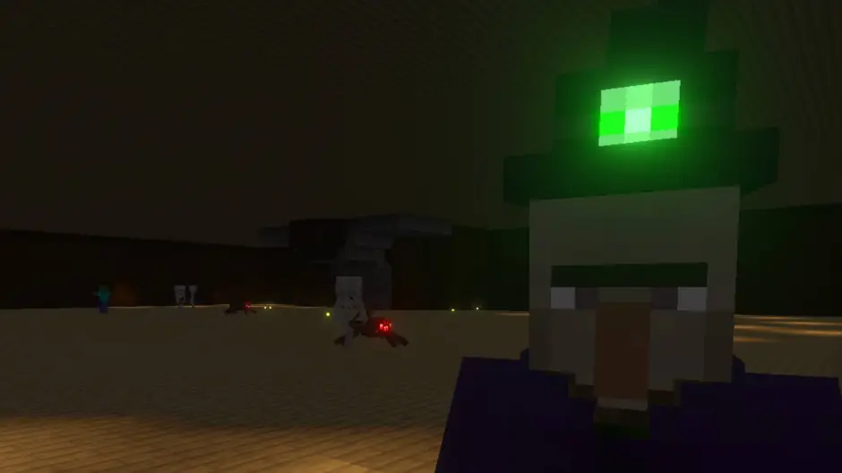 Ферма мобов ночью