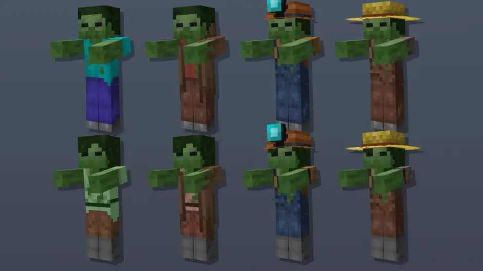 Шахтёры и фермеры зомби