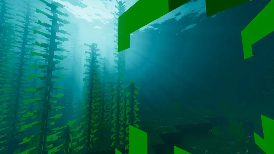 Новый вид освещения под водой днём