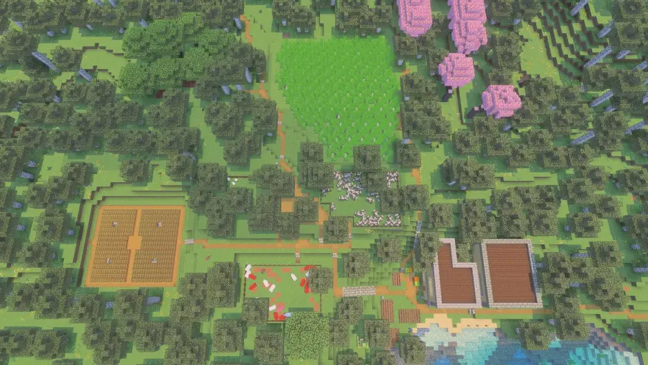 Фермы сверху