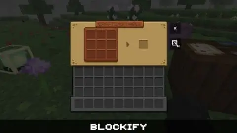 Темный интерфейс блока