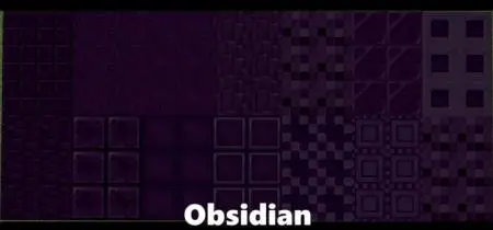 Обсидиан с различных формах