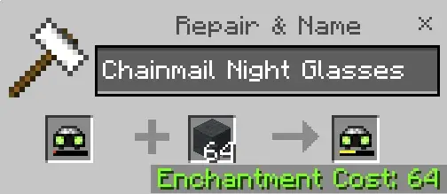 Ремонт кольчужных очков ночного видения с помощью блока шерсти