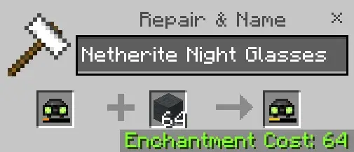 Ремонт незеритовых очков ночного видения с помощью блока шерсти